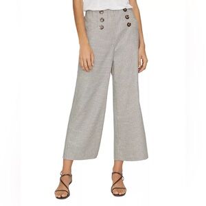 Sanctuary Marina Button-Front Plaid Pants, Size 27